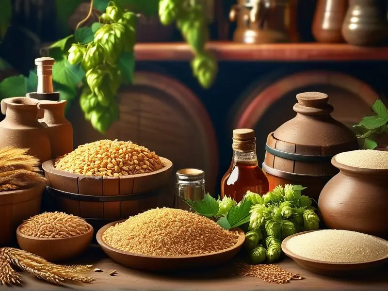 精酿啤酒原料及家庭酿造设备展示