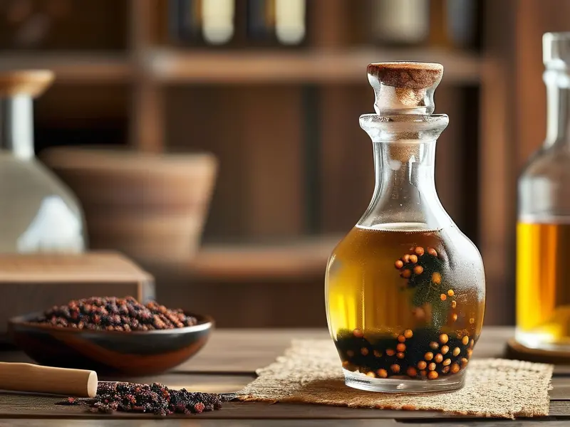 酒女贞子泡制过程展示