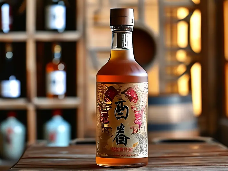 凯米克纯粮酿造特制酒展示