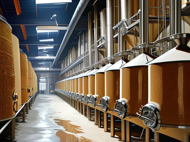 粮食酿酒与勾兑酒生产工艺对比示意图