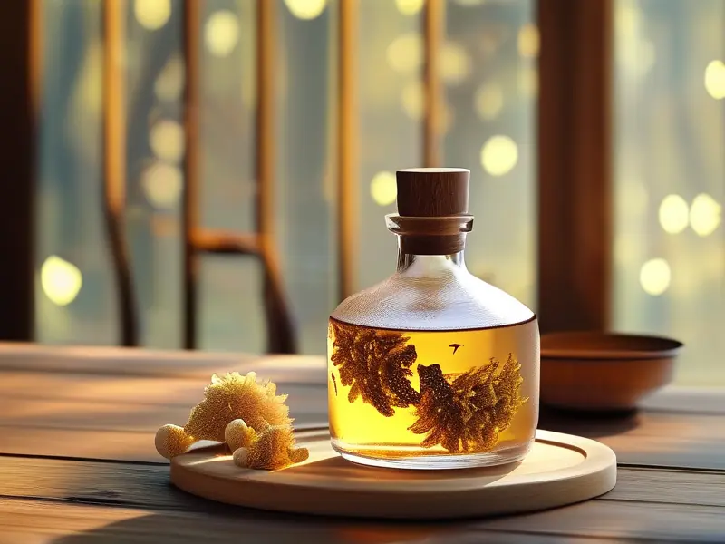 灵芝泡酒成品展示