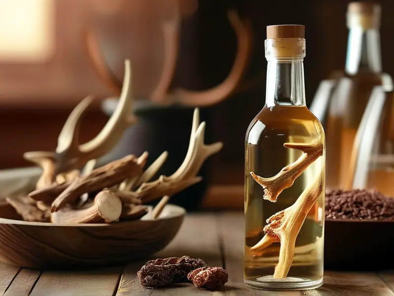 鹿茸泡酒制作步骤展示