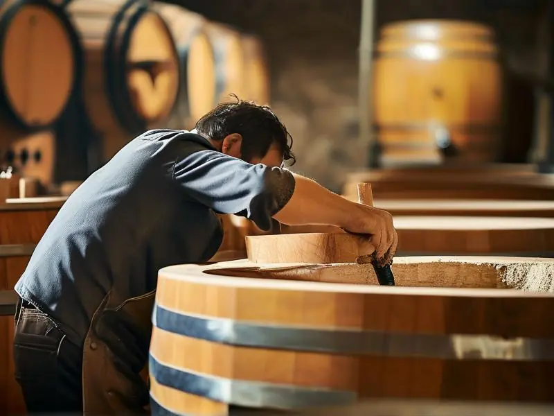 传统木质酒海制作过程