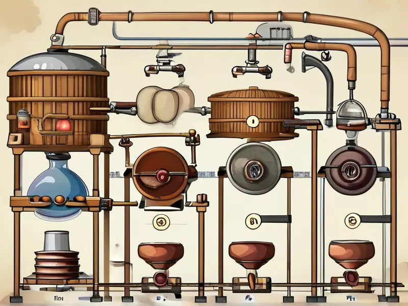 酿醋酿酒工艺流程示意图