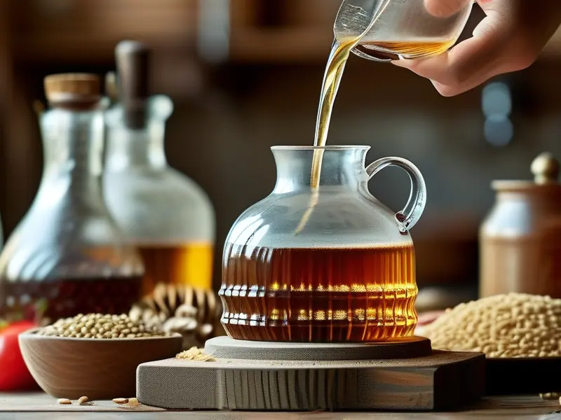 家庭自酒酿造过程展示