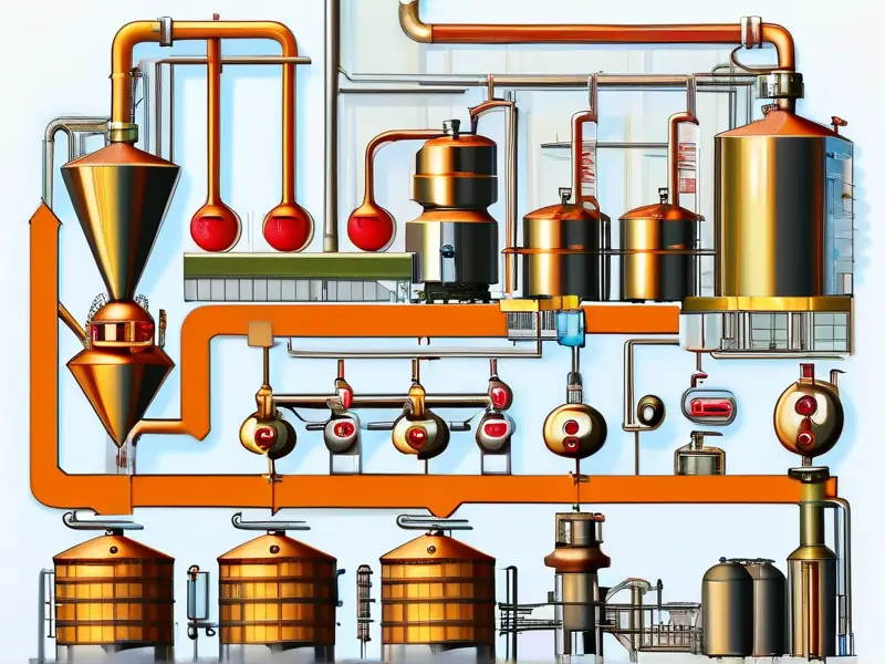 酿酒工艺流程示意图