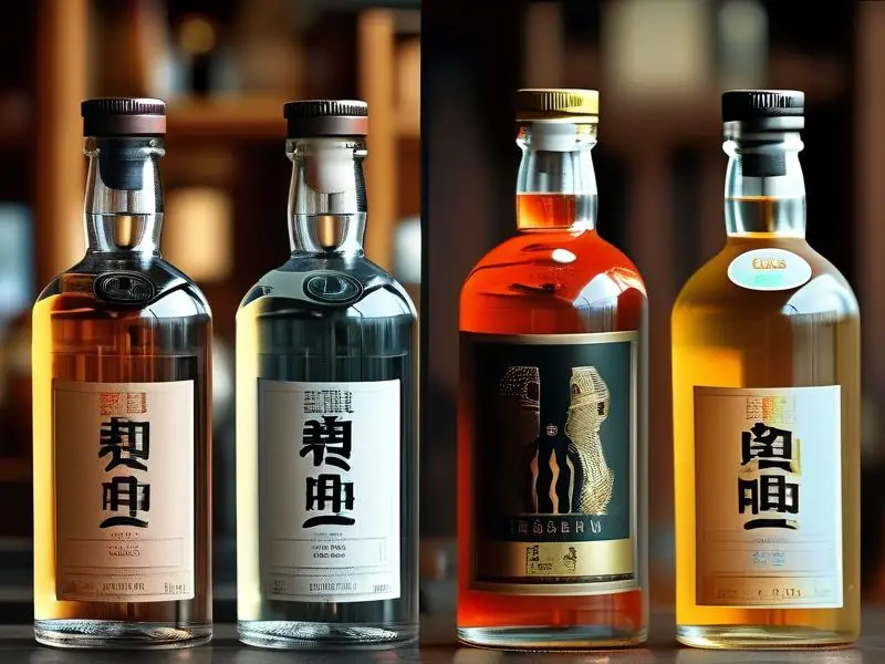 配制酒和发酵酒的生产工艺对比图