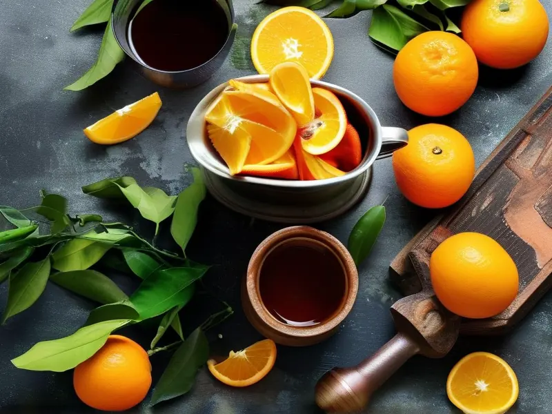 脐橙酿酒材料准备步骤展示