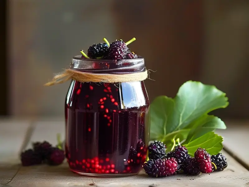 桑葚泡酒制作过程实拍图