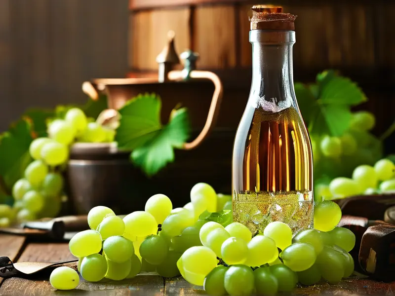 水晶葡萄酒酿制过程展示