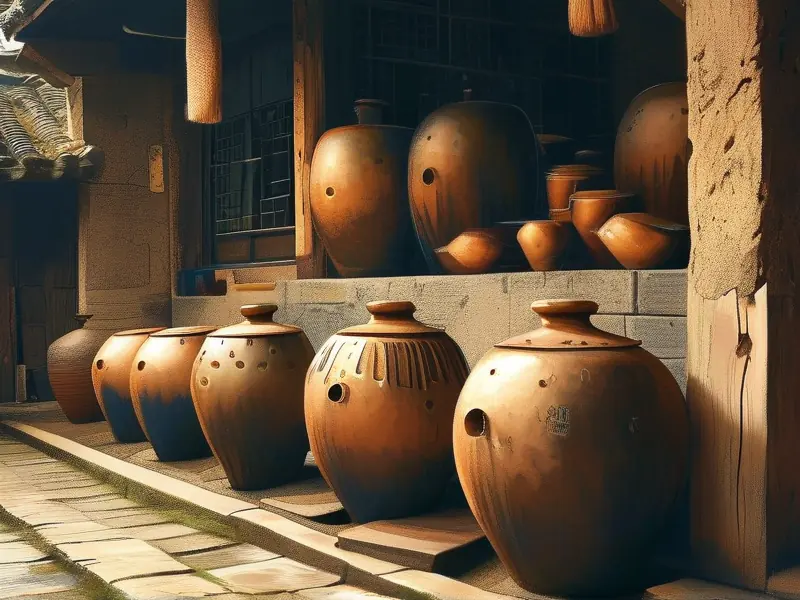 天锅酿酒技艺的传统操作场景