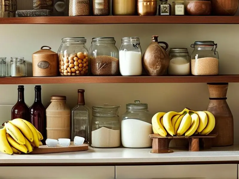 香蕉酒制作材料准备步骤示意图