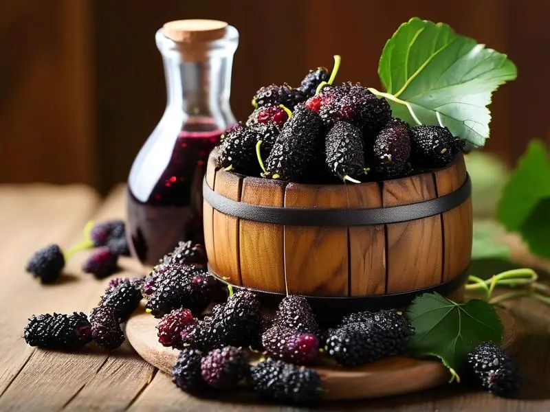 家庭自制桑葚酒的制作过程展示