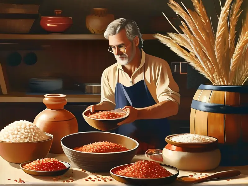 家庭制作红曲酒的详细过程展示