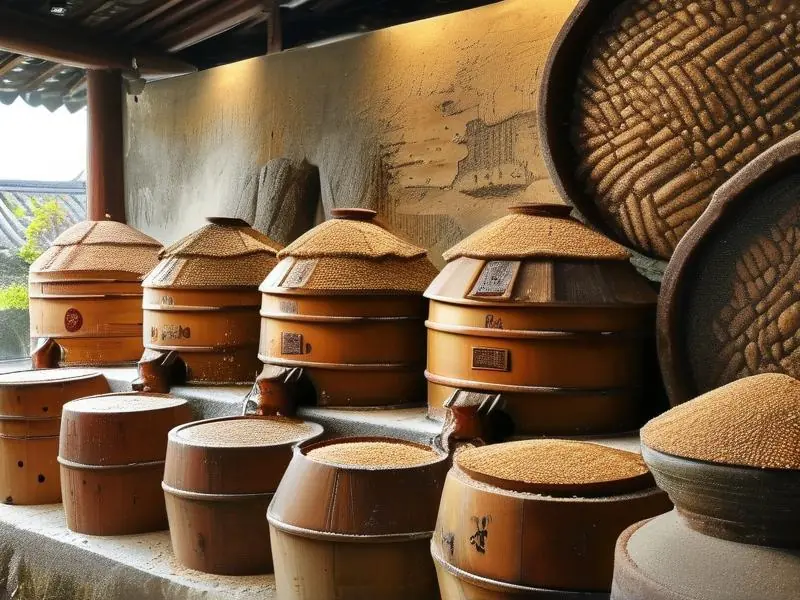 正宗米酒酿制过程实拍图