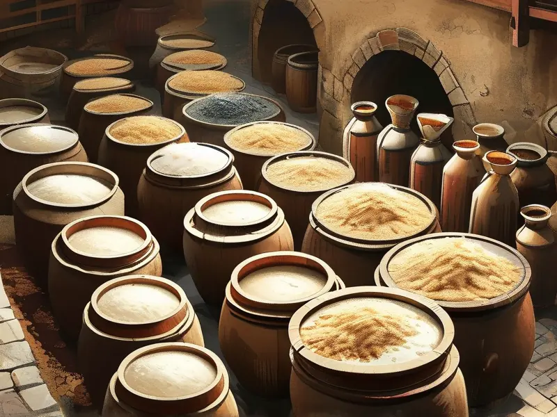 传统粮食酒酿造工艺展示