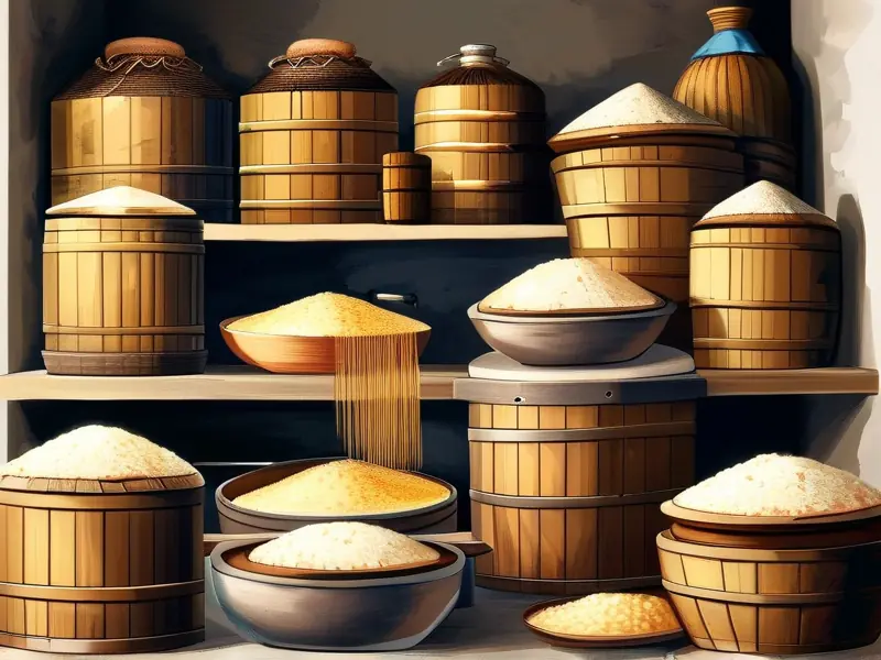 家庭传统黄酒酿制过程实拍图