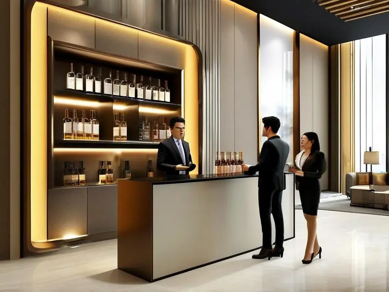 白酒招商会议现场商务洽谈