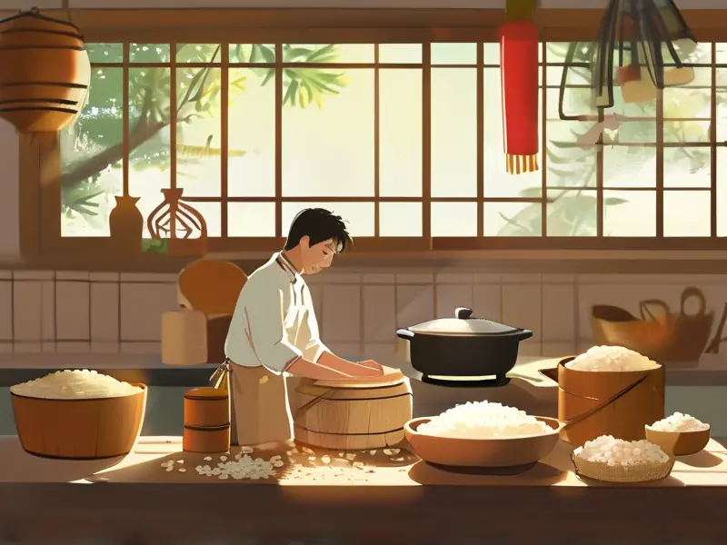 家庭自制米酒的详细步骤展示