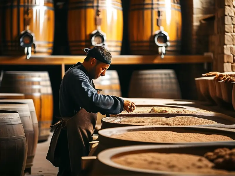 1298754酱酒传统酿造工艺现场展示