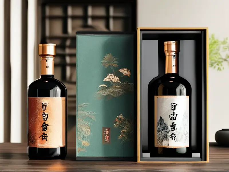 高端白酒包装设计展示图