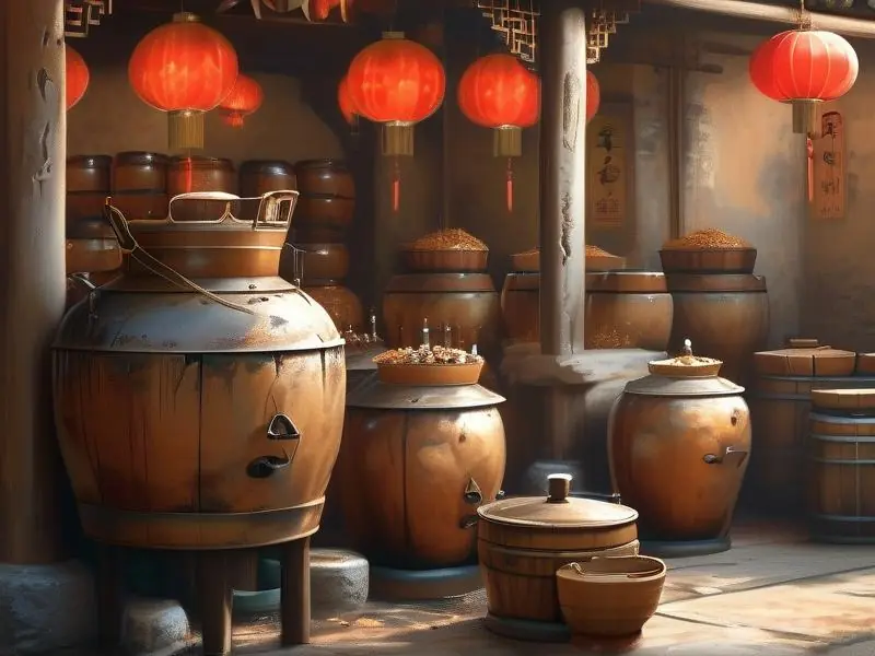 白酒酿造传统工艺展示