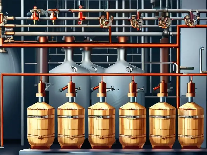 白酒固态发酵工艺流程示意图