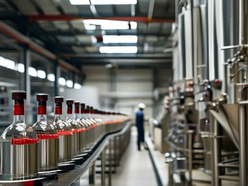 白酒酿酒设备生产线实景展示