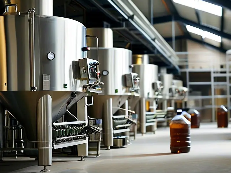 白酒酿酒设备生产车间实景