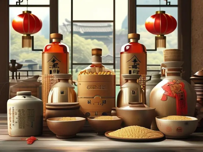 白酒酿造成本构成分析图