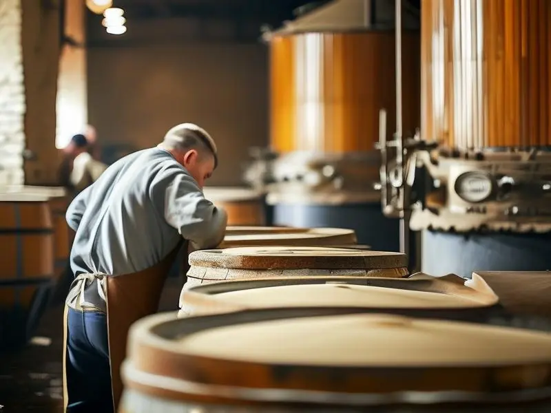 白酒勾兑工艺流程实拍图