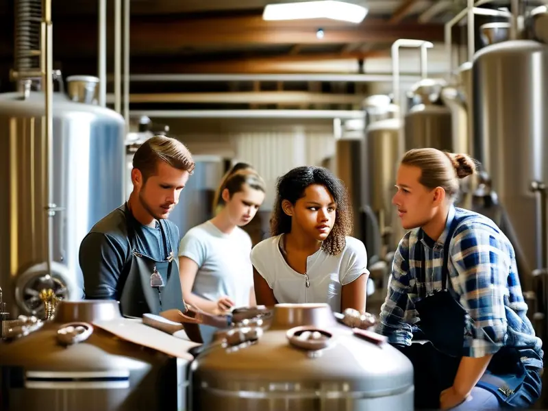 白酒酿造培训现场教学实景