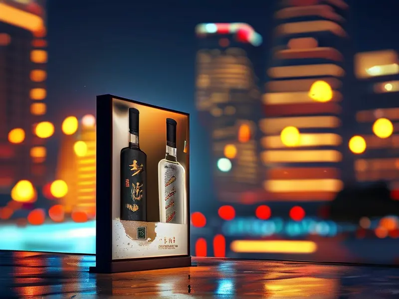 白酒品牌广告创意设计展示