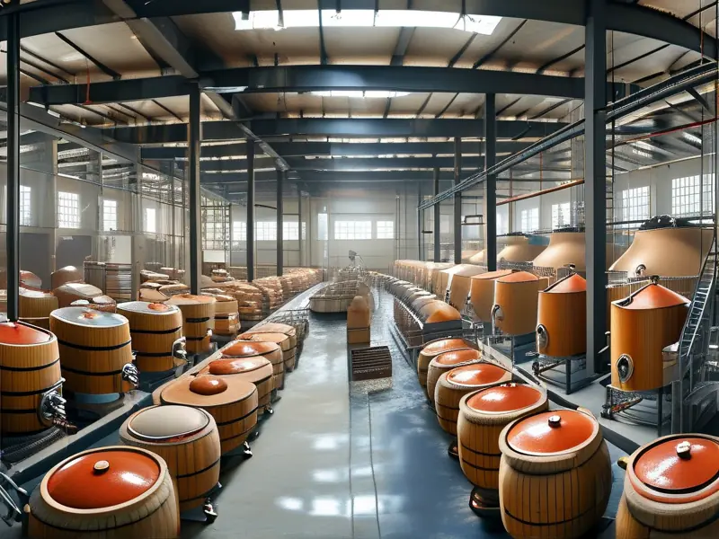 白酒生产工艺全流程示意图