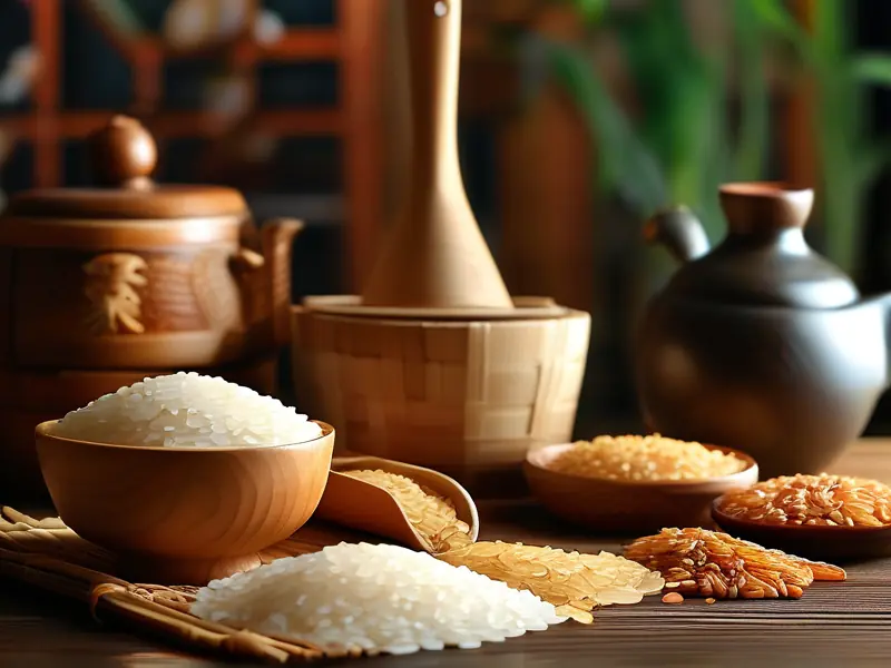 白酒酿造用米种类展示