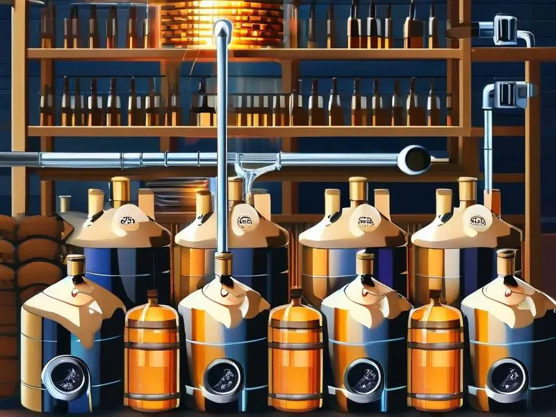 白酒酿造与勾兑工艺对比图