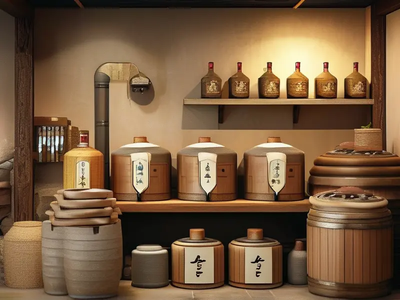 家庭自酿白酒完整工艺流程示意图