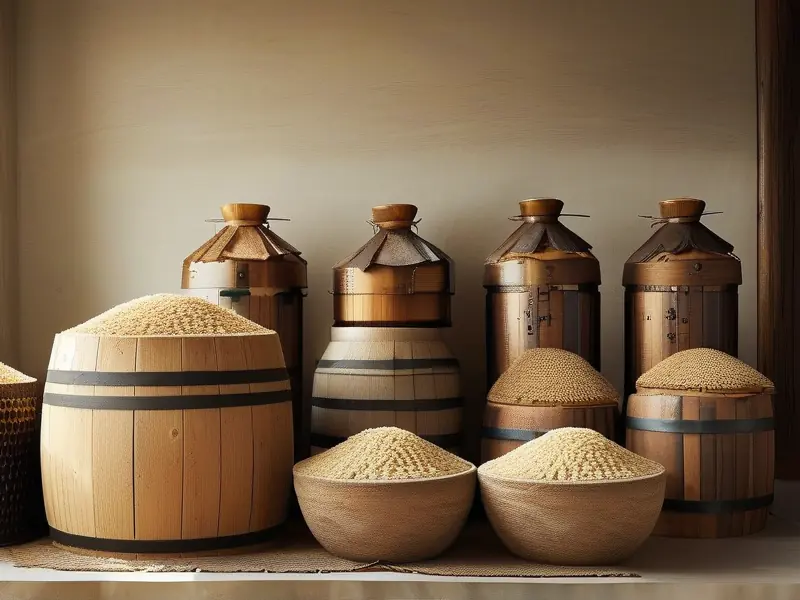 糙米酒制作过程实拍图