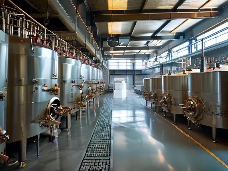 白酒纯粮酿造车间生产流程实景