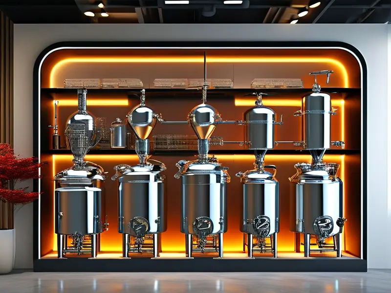 成都酿酒设备展示图
