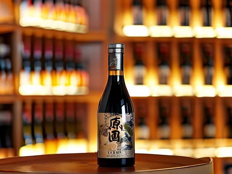 陈坛原酿酒52度30珍藏酒瓶展示