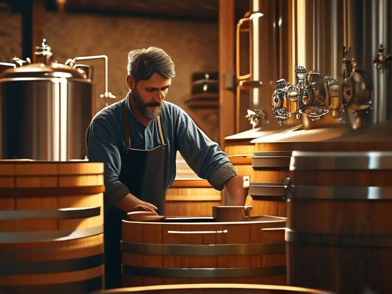 传统酿酒过程视频截图