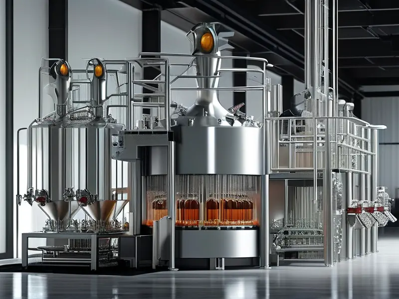 纯粮酿酒机械工作场景