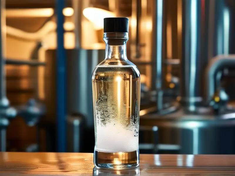 纯粮白酒加水实验对比效果图