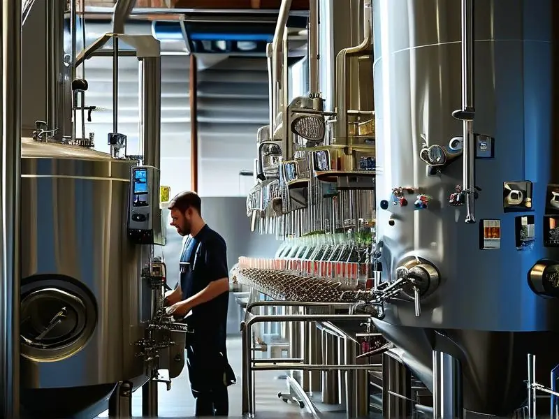 纯酿酒机械设备工作场景展示