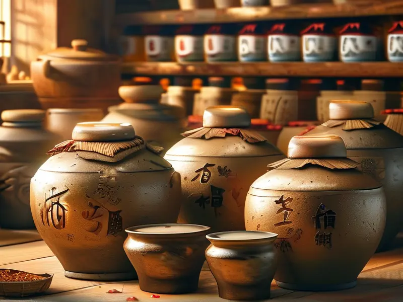 大米酒酿造过程展示