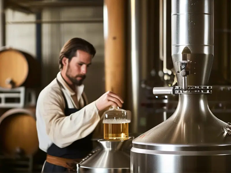 低度酒蒸馏成高度酒的过程