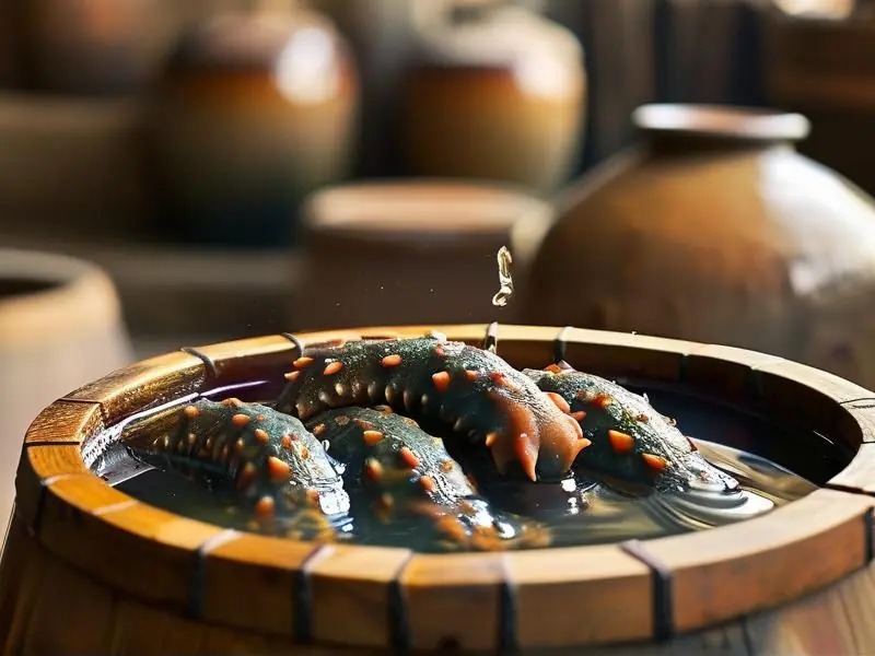 地龙酒传统浸泡工艺细节展示