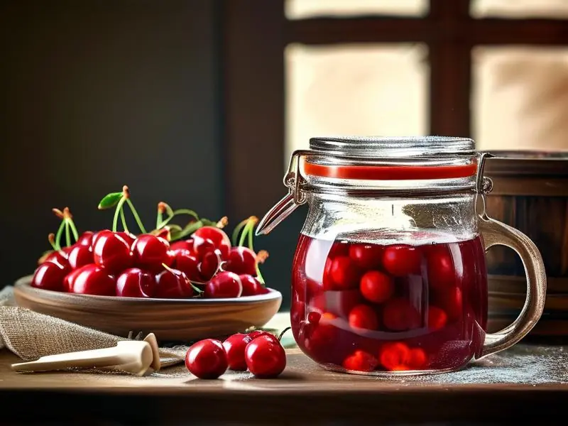 东北小樱桃酒制作过程展示