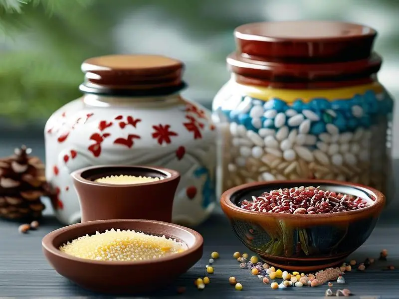 冬季钓鱼酒米窝料制作步骤图解